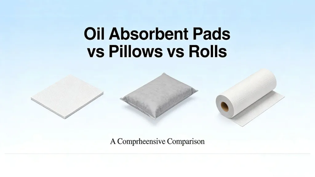 Oil-Absorbent-Pads-vs-Pillows-vs-Rolls
