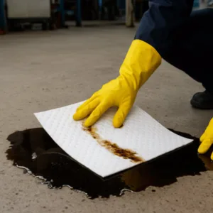 How to use oil absorbent pads